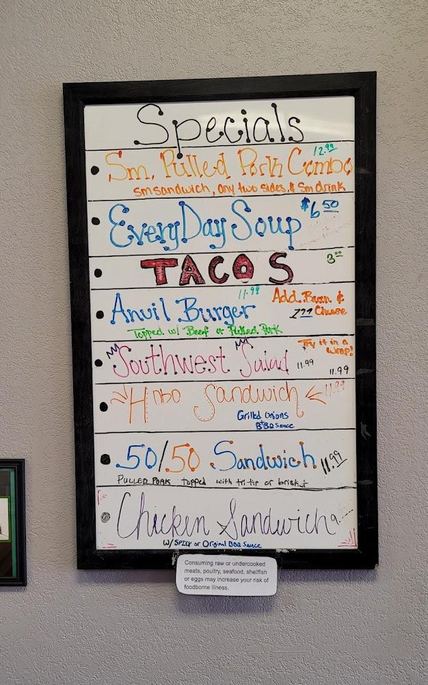 The Anvil BBQ Menu image 1