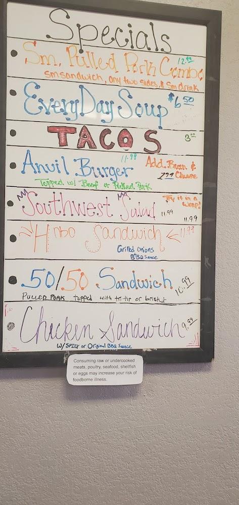 The Anvil BBQ Menu image 2