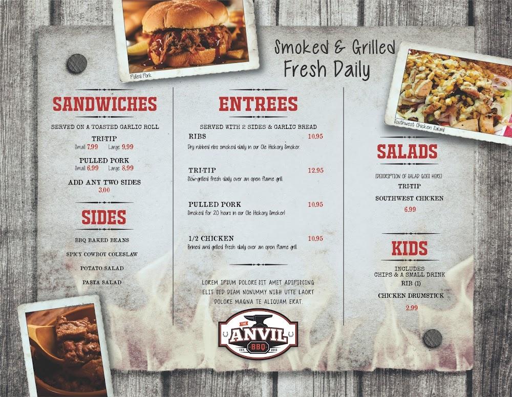 The Anvil BBQ Menu image 3